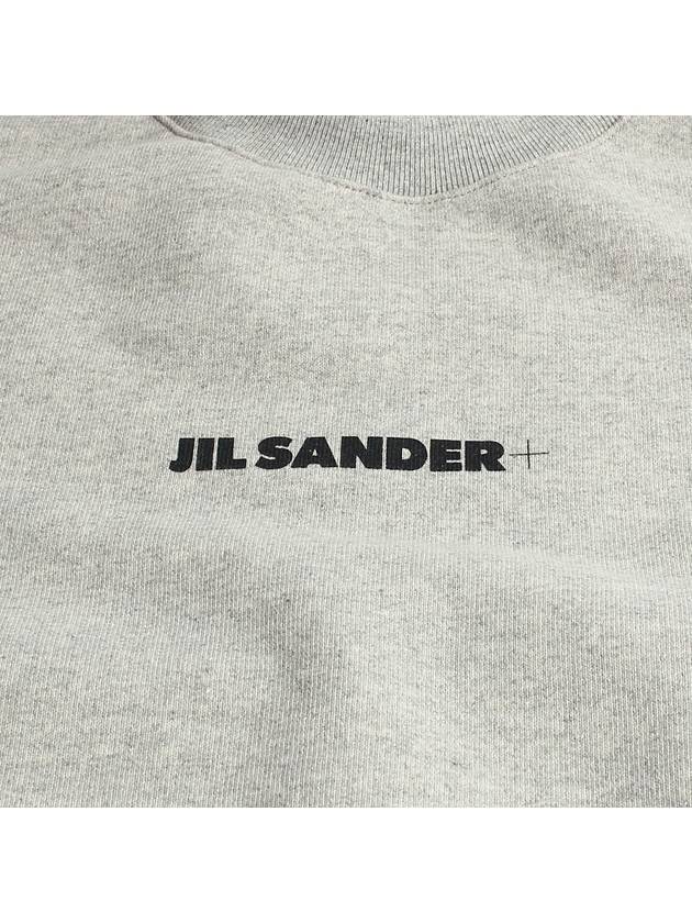 23SS Overfit Basic Logo Sweatshirt Gray J47GU0001 052 - JIL SANDER - BALAAN 3