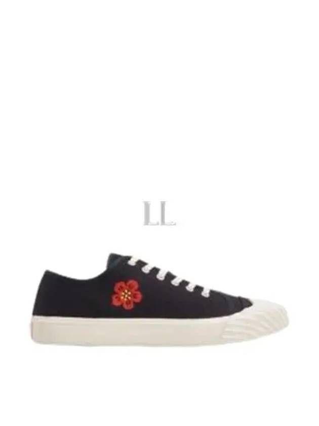 School Flower Low Top Sneakers Black - KENZO - BALAAN 2