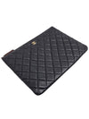 Women s A82545 Black Caviar Skin Classic Gold CC Logo New Medium Clutch - CHANEL - BALAAN 3