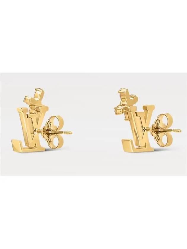 LV Iconic Flower Earrings Gold - LOUIS VUITTON - BALAAN 3