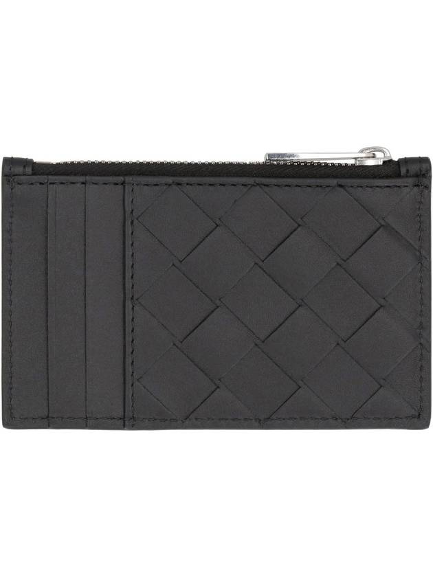 Bottega Veneta Leather Card Holder - BOTTEGA VENETA - BALAAN 3