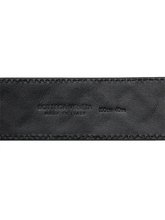 Intrecciato Belt Black - BOTTEGA VENETA - BALAAN 8