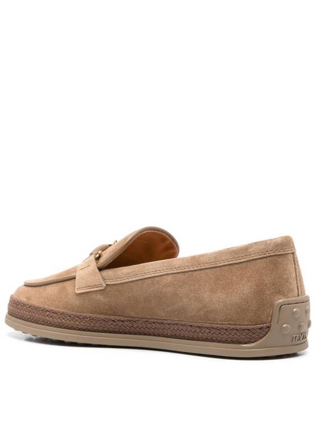 Tod'S Cord Weaving T Ring Suede Loafers Shoes - TOD'S - BALAAN 3