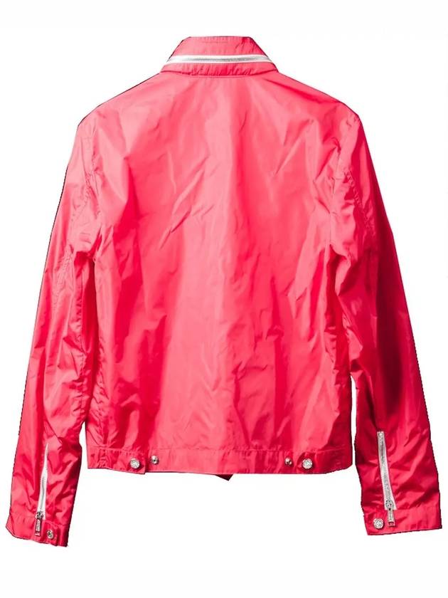 11th Anniversary Metal Logo Short Wind Jacket Pink 74AM0377 - DSQUARED2 - BALAAN 3
