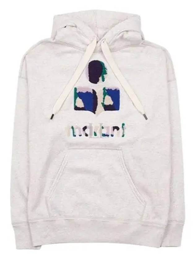 Mansell Logo Hoodie Top Ecru - ISABEL MARANT - BALAAN 2