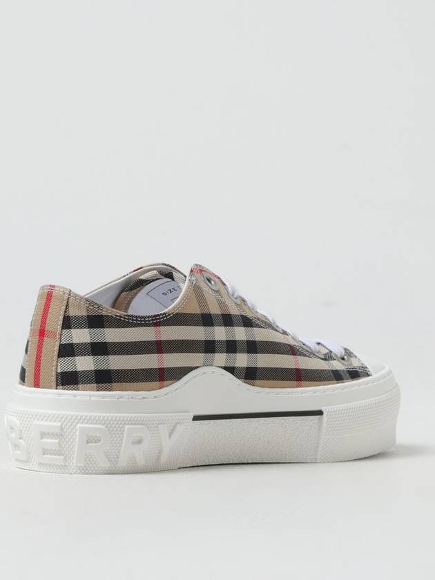 Vintage Check Cotton Sneakers Archive Beige - BURBERRY - BALAAN 4