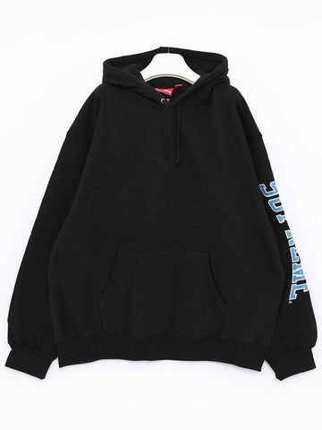 FW23SW49 BLACK side logo hoodie - SUPREME - BALAAN 1