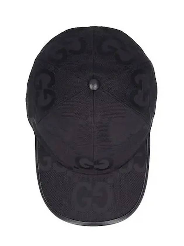 Jumbo GG Ball Cap Black - GUCCI - BALAAN 6