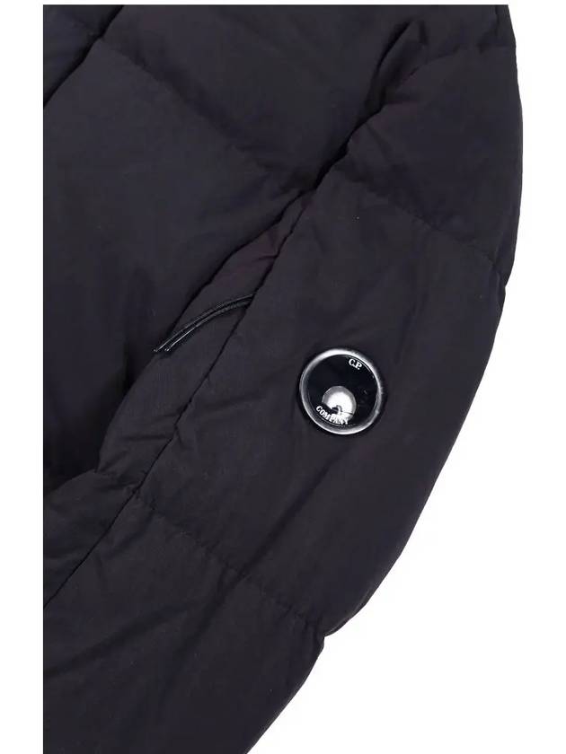 Men's Lens Fleece Detachable Duck Down Padded Parka Dark Navy - CP COMPANY - BALAAN 3