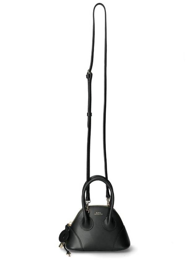 Women's Emma Mini Leather Tote Bag Black - A.P.C. - BALAAN 4