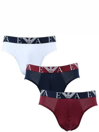 Men's Triangle Cotton Briefs 3 Pack - EMPORIO ARMANI - BALAAN 2