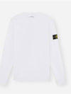 Wappen Patch Garment Dyed Sweatshirt White - STONE ISLAND - BALAAN 6