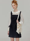 Ribbon bustier tweed mini dress_Black - OPENING SUNSHINE - BALAAN 3