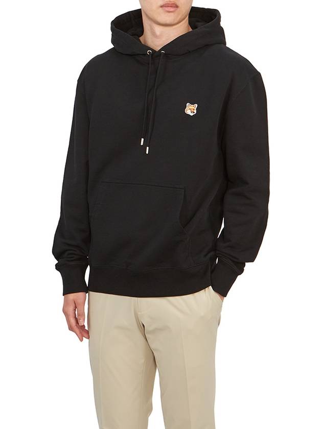 Fox Head Patch Regular Hoodie Black - MAISON KITSUNE - BALAAN 5