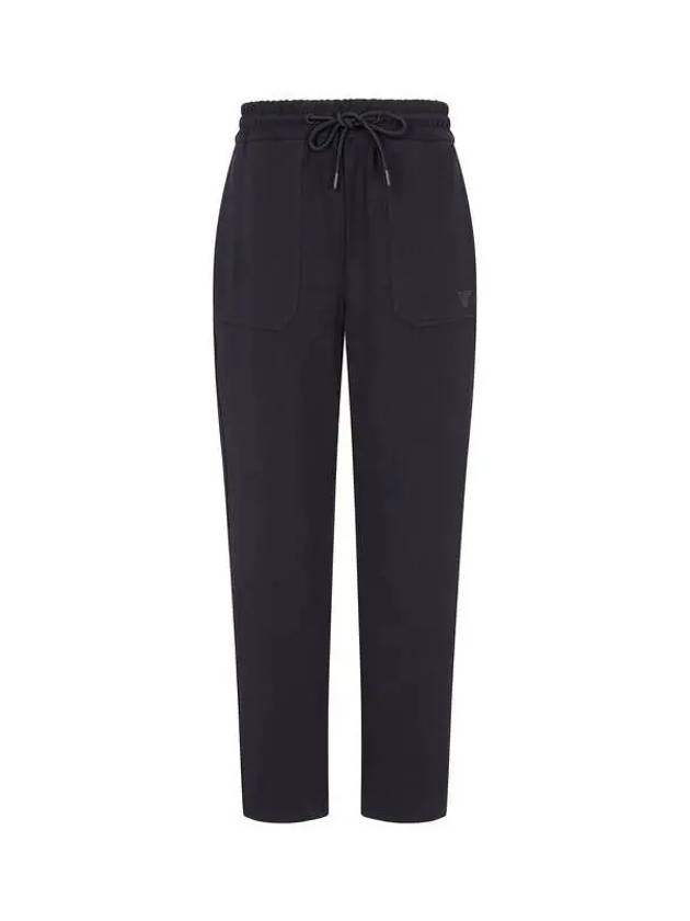 Women s Back Zipper Slit Banding Pants Dark Navy 271531 - EMPORIO ARMANI - BALAAN 1