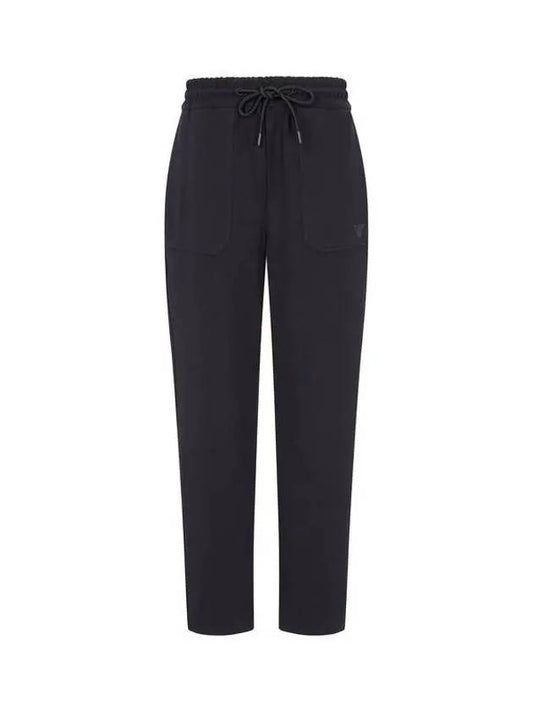 Women s Back Zipper Slit Banding Pants Dark Navy 271531 - EMPORIO ARMANI - BALAAN 1