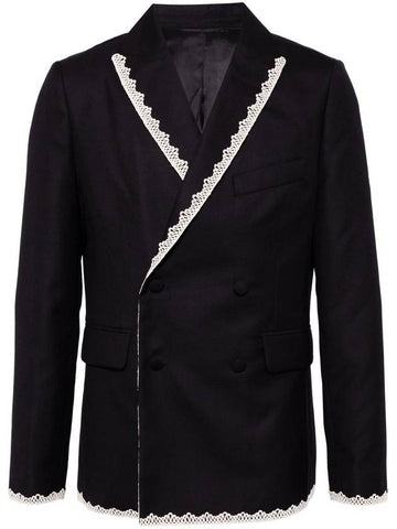 Bode Lacework Double Breasted Tuxedo Jacket Clothing - BODE - BALAAN 1