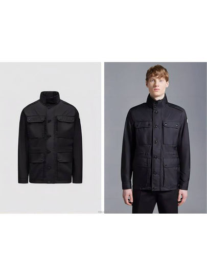 Lez Rain Jacket Black - MONCLER - BALAAN 2