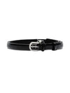 Double Claps Leather Belt Black - TOTEME - BALAAN 2