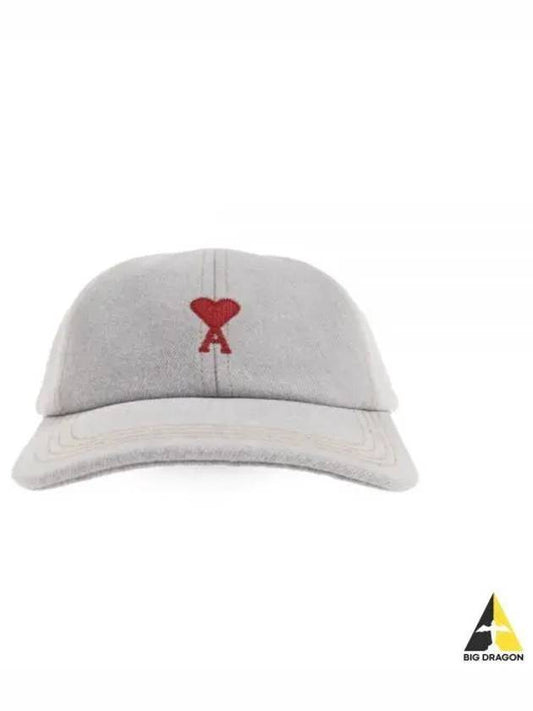 24 Red de Coeur Embroidered Cap UCP006 DE0028 0555 - AMI - BALAAN 2