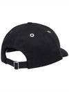 Embroidered Heart Logo Ball Cap Black - AMI - BALAAN 3