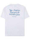 LA Racquet Club Logo Cotton Short Sleeve T-Shirt White - SPORTY & RICH - BALAAN 4