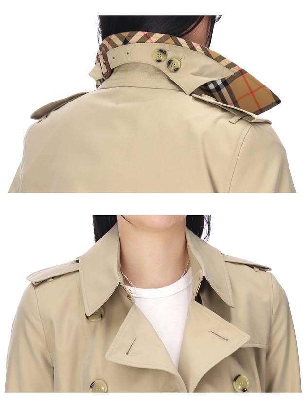 The Mid Length Chelsea Heritage Trench Coat Honey - BURBERRY - BALAAN 8