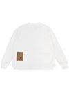 Men's Pocket Crew Neck Cotton Sweatshirt White - TEN C - BALAAN 3