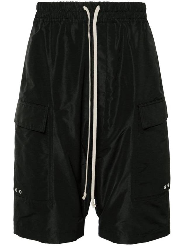 Rick Owens Drawstring Drop-Crotch Cargo Shorts - RICK OWENS - BALAAN 1