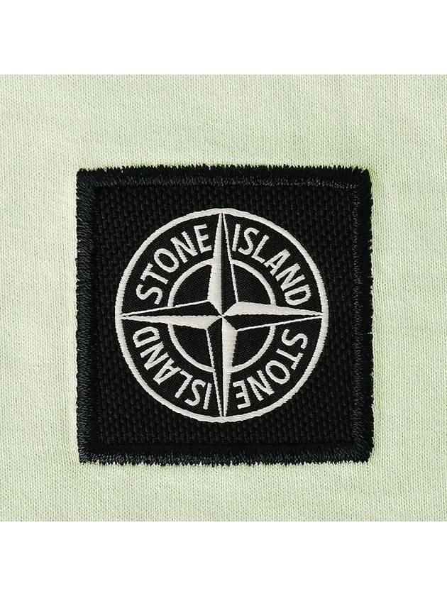 Logo Patch Short Sleeves T-Shirt Pistachio Green - STONE ISLAND - BALAAN 5