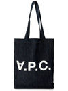 Laure logo denim tote bag blue - A.P.C. - BALAAN 5