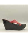 Smith Market used luxury goods red sandals women s shoes - PRADA - BALAAN 3