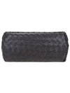 Intrecciato Leather Shoulder Bag Black - BOTTEGA VENETA - BALAAN.