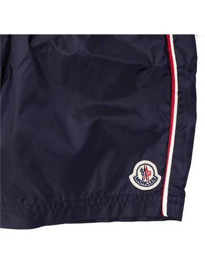 Moncler Kids 8 10 Logo Swim Pants Navy - MONCLER - BALAAN 2