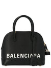 Ville Logo Tote Bag Black - BALENCIAGA - BALAAN 3