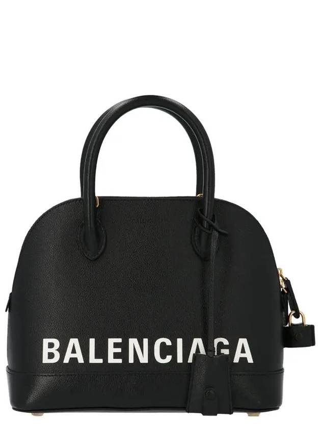 Ville Logo Tote Bag Black - BALENCIAGA - BALAAN 3