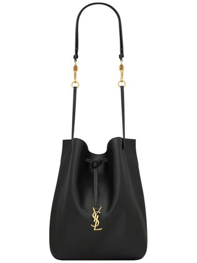 Paris VII Pochon Lambskin Tote Bag Black - SAINT LAURENT - BALAAN 2