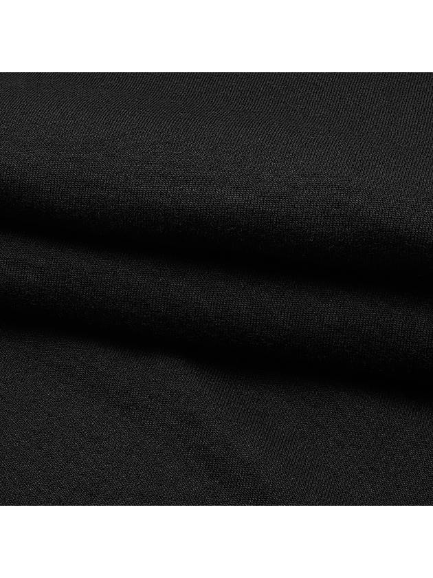 Garment Dyed Embroidered Logo Short Sleeve T-Shirt Black - STONE ISLAND - BALAAN 9