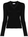 Long Sleeve T Shirt M0TC8EL512C101 Black - BRUNELLO CUCINELLI - BALAAN 1