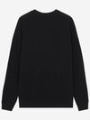 Grey Fox Head Patch Classic Sweatshirt Black - MAISON KITSUNE - BALAAN 3