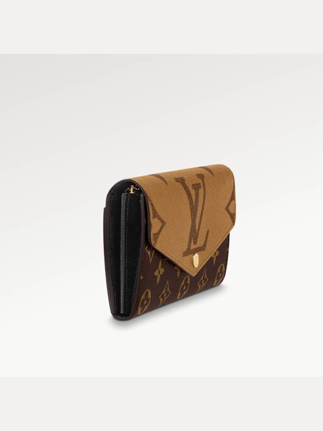 Sarah Monogram Reverse Long Wallet Brown - LOUIS VUITTON - BALAAN 3