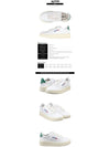 Medalist Green Tab Leather Low Top Sneakers White - AUTRY - BALAAN 3