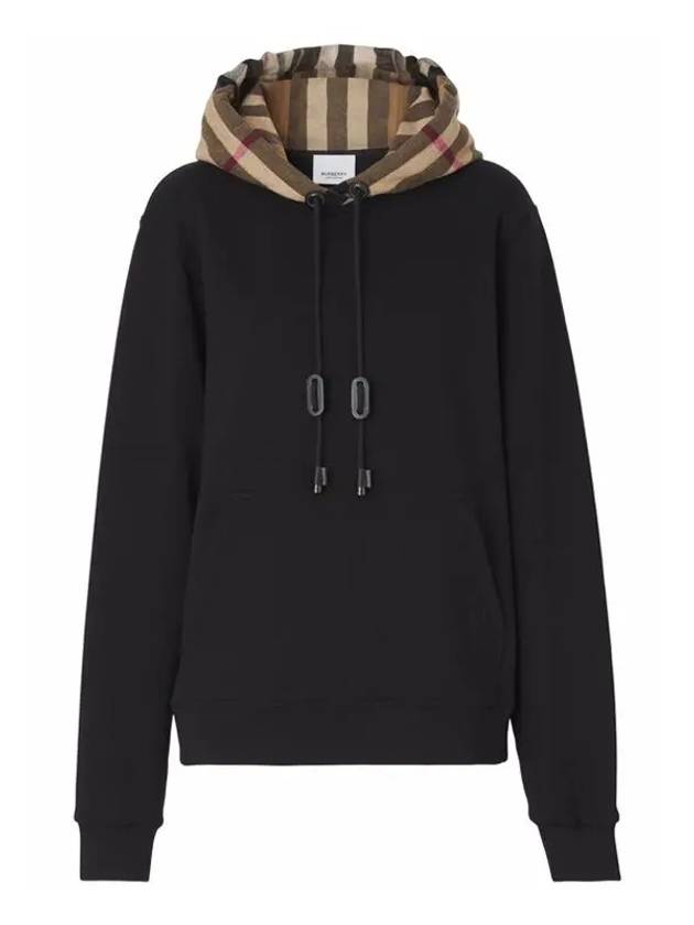 Vintage Check Hoodie Black - BURBERRY - BALAAN 2