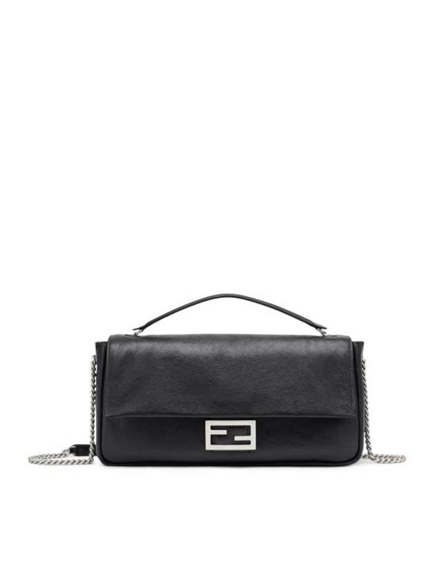 Baguette Chain Large Shoulder Bag Black - FENDI - BALAAN 1