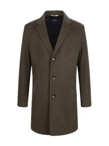 Boss Virgin Wool Single Chester Coat 50485199 341 - HUGO BOSS - BALAAN 1