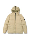 Split Hood Padding Beige - STONE ISLAND - 1