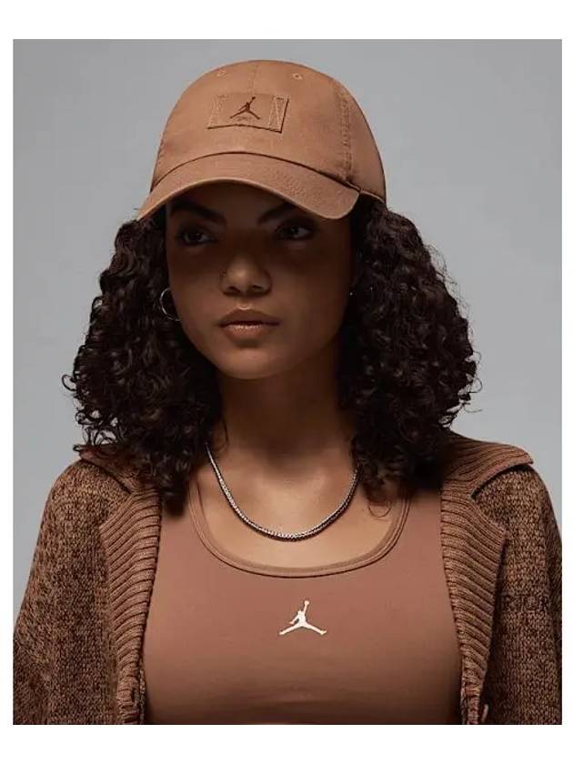 Jordan Club Cap Adjustable Hat Akio Brown Cocao Wow FD5181 224 743330 - NIKE - BALAAN 1