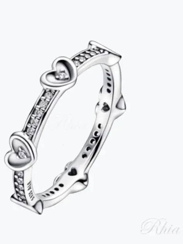 Radiant Sparkling Heart Ring Silver - PANDORA - BALAAN 2