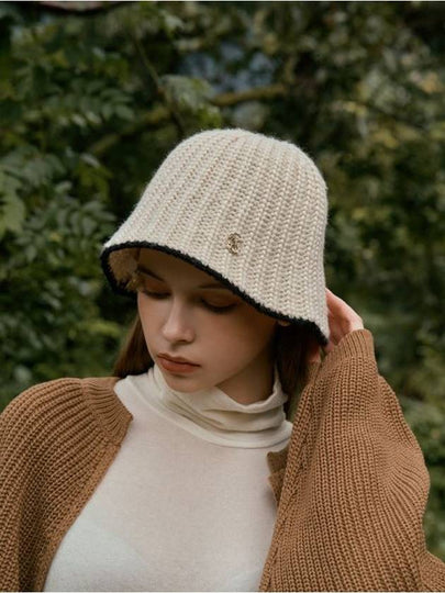 ANC RAPHIA KNIT BUCKET HAT_IVORY - ANOETIC - BALAAN 2