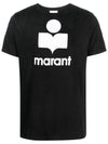 Karman Logo Short Sleeve T-Shirt Black - ISABEL MARANT - BALAAN 2